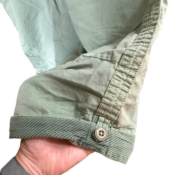 Point Zero Cargo Shorts Me Green Belted 34x15 Fishingcore Fishermancore outdoors - Picture 3 of 11